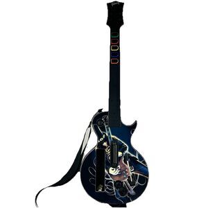 Nintendo Wii Guitar Hero Gibson Les Paul Wireless Guns N Roses Slash Skin Works